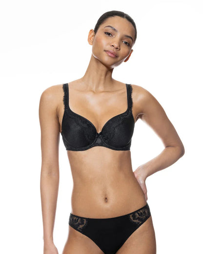 BH full cup spacer Mey amazing black svart vattert, undertøy frilin norge