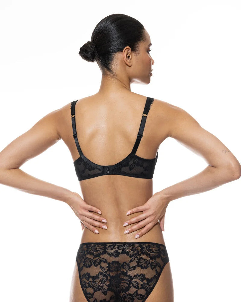 BH full cup spacer Mey amazing black svart vattert, undertøy frilin norge