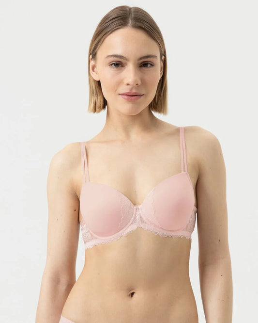 BH full cup bi-stretch Mey Luxurious rosa bonbon pink vattert, undertøy frilin norge