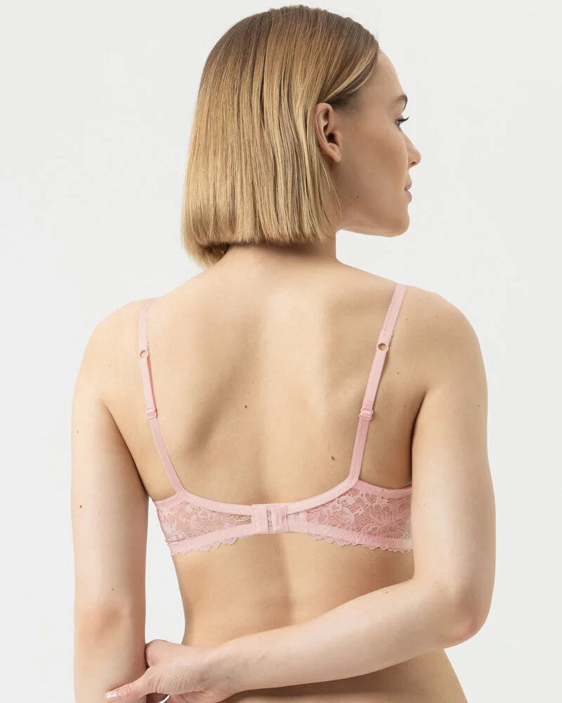 BH full cup bi-stretch Mey Luxurious rosa bonbon pink vattert, undertøy frilin norge