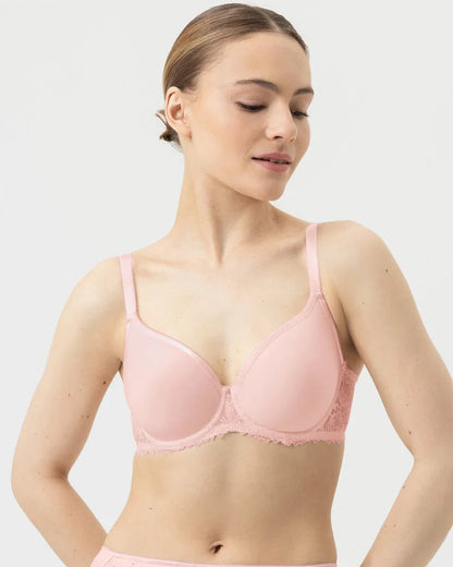 BH full cup spacer Mey Luxurious rosa bonbon pink vattert, undertøy frilin norge