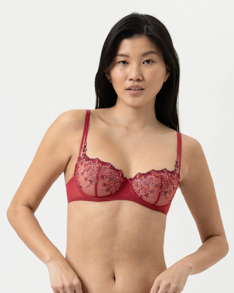 BH Mey delightful rød red halv cup balconette uvattert uten padding, undertøy dame norge frilin