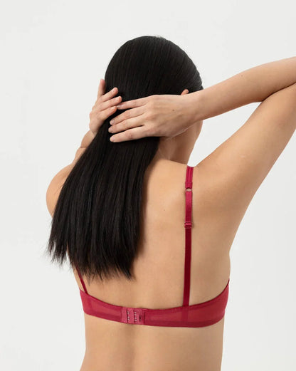 BH Mey delightful rød red halv cup balconette uvattert uten padding, undertøy dame norge frilin