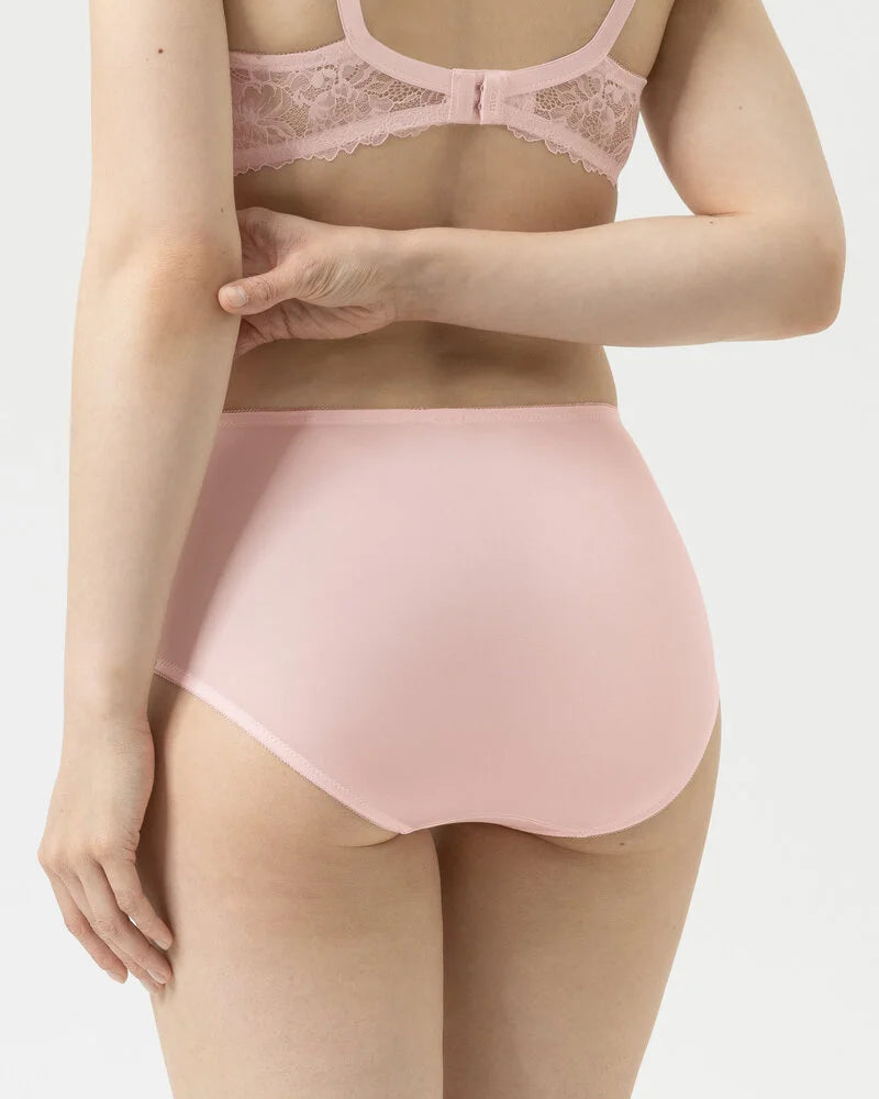 Truse høyt liv high waist Mey Luxurious, rosa bonbon pink blonde sømløs undertøy dame Frilin norge