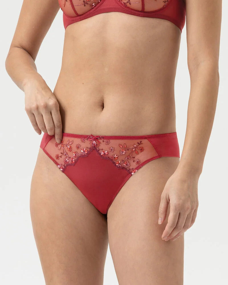 Thong truse string Mey delightful rød red, undertøy norge dame frilin