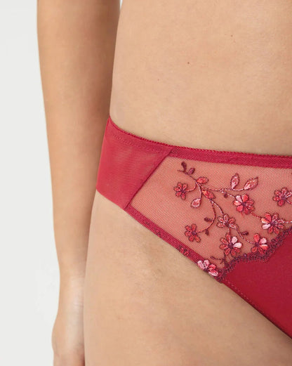 Thong truse string Mey delightful rød red, undertøy norge dame frilin
