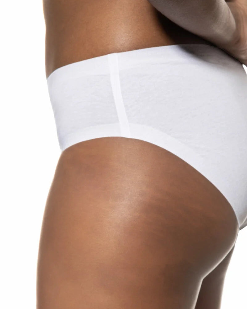 Truse american brief hvit white bomull, natural second me Mey, Frilin undertøy norge dame