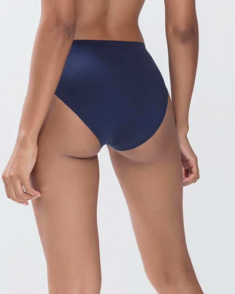 Truse american brief blå blue navy bomull, natural second me Mey, Frilin undertøy norge dame