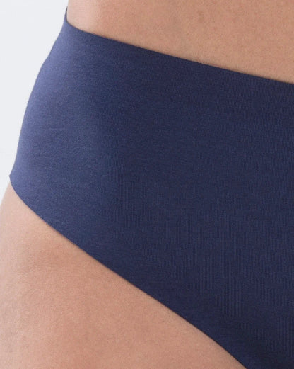 Truse american brief blå blue navy bomull, natural second me Mey, Frilin undertøy norge dame