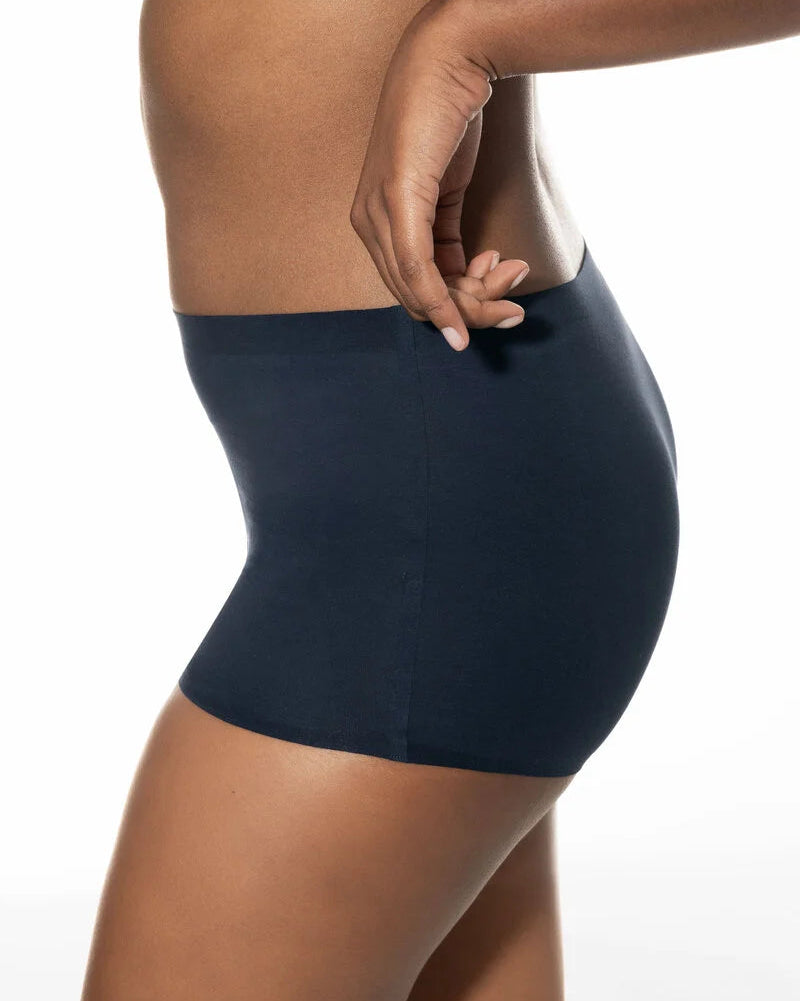 Shorts Truse brief blå blue navy bomull, natural second me Mey, Frilin undertøy norge dame