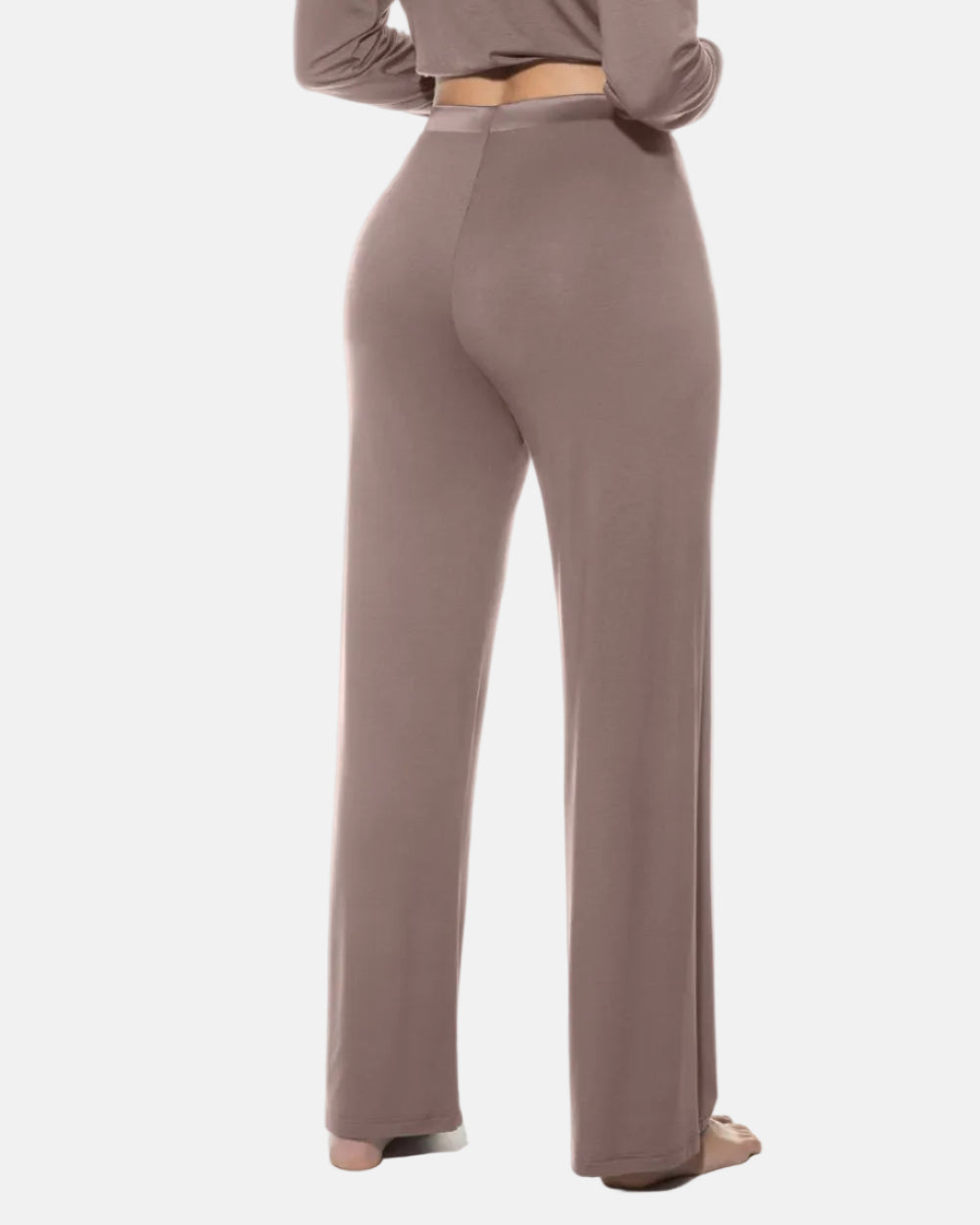 Pysjamas pysjbukse nattøy, pure chic Mey beige brun modal, undertøy norge dame frilin