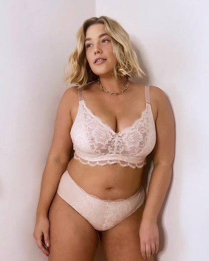 BH Mey amazing spilefri wireless triangel rosa blossom uvattert, undertøy Norge Frilin 