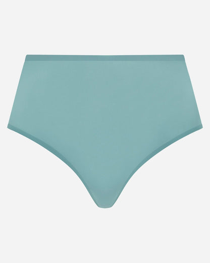 Softstretch thong string sømløs high waist, chantelle grønn peacock green, undertøy dame norge frilin