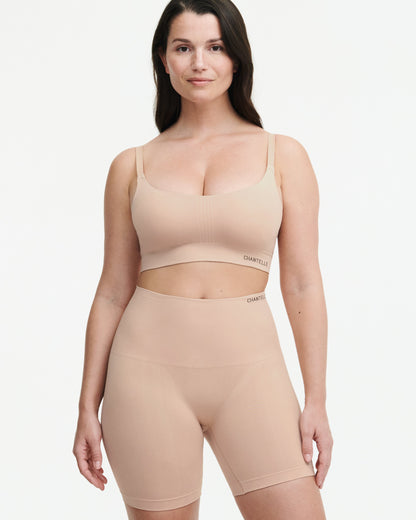 Undertøy shapewear hold-in, Norge dame, biker shorts, beige nude, Chantelle