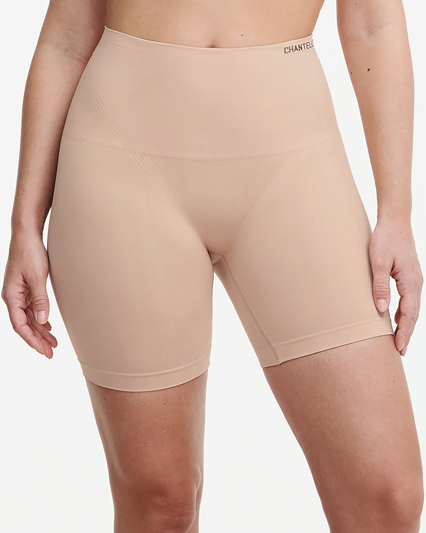 Undertøy shapewear hold-in, Norge dame, biker shorts, beige nude, Chantelle