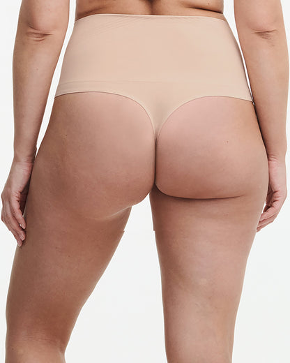 Undertøy shapewear hold-in, high waist thong stringtruse, Norge dame, Chantelle, beige nude