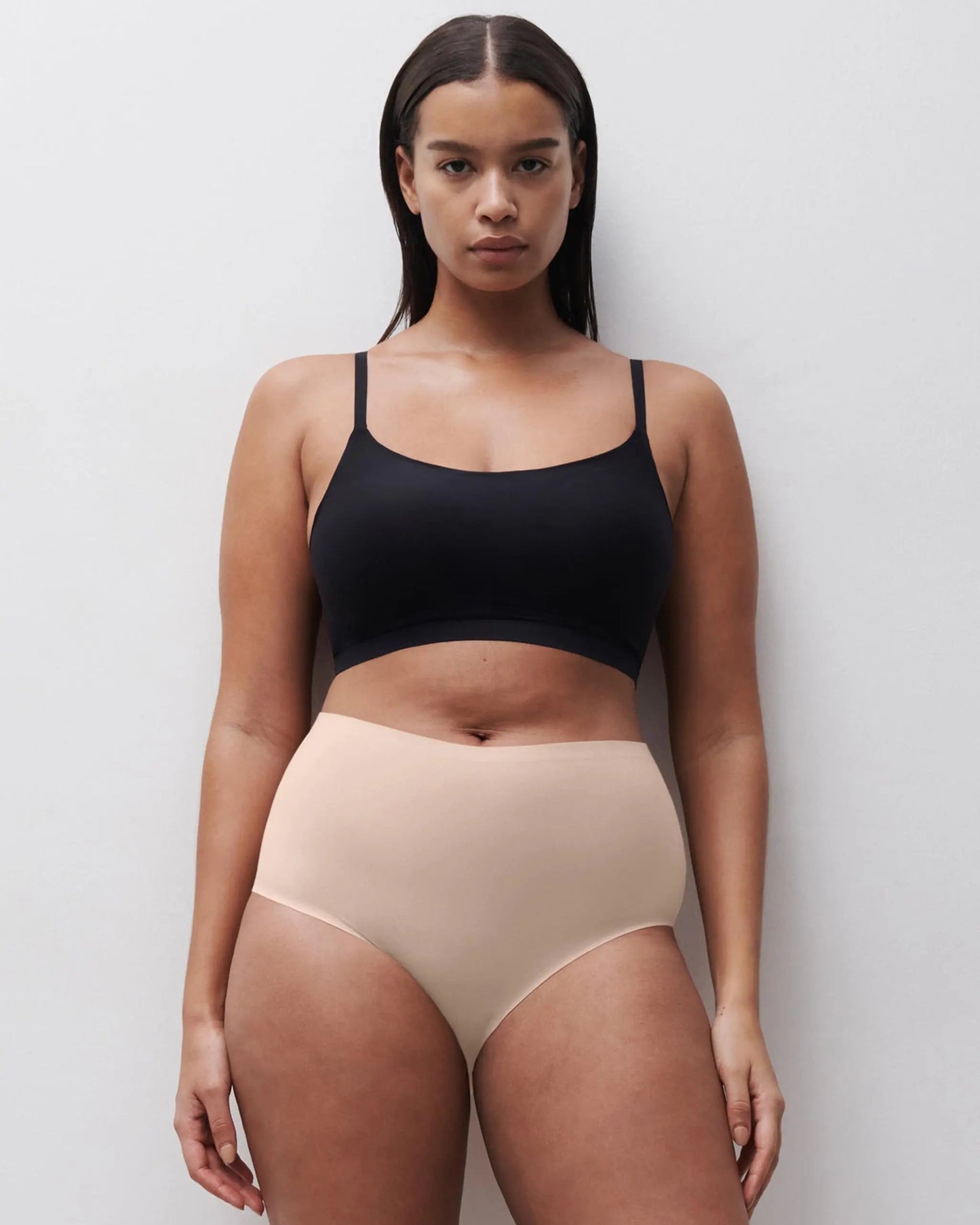 Softstretch høy truse høytlivstruse sømløs plus size chantelle, undertøy frilin norge