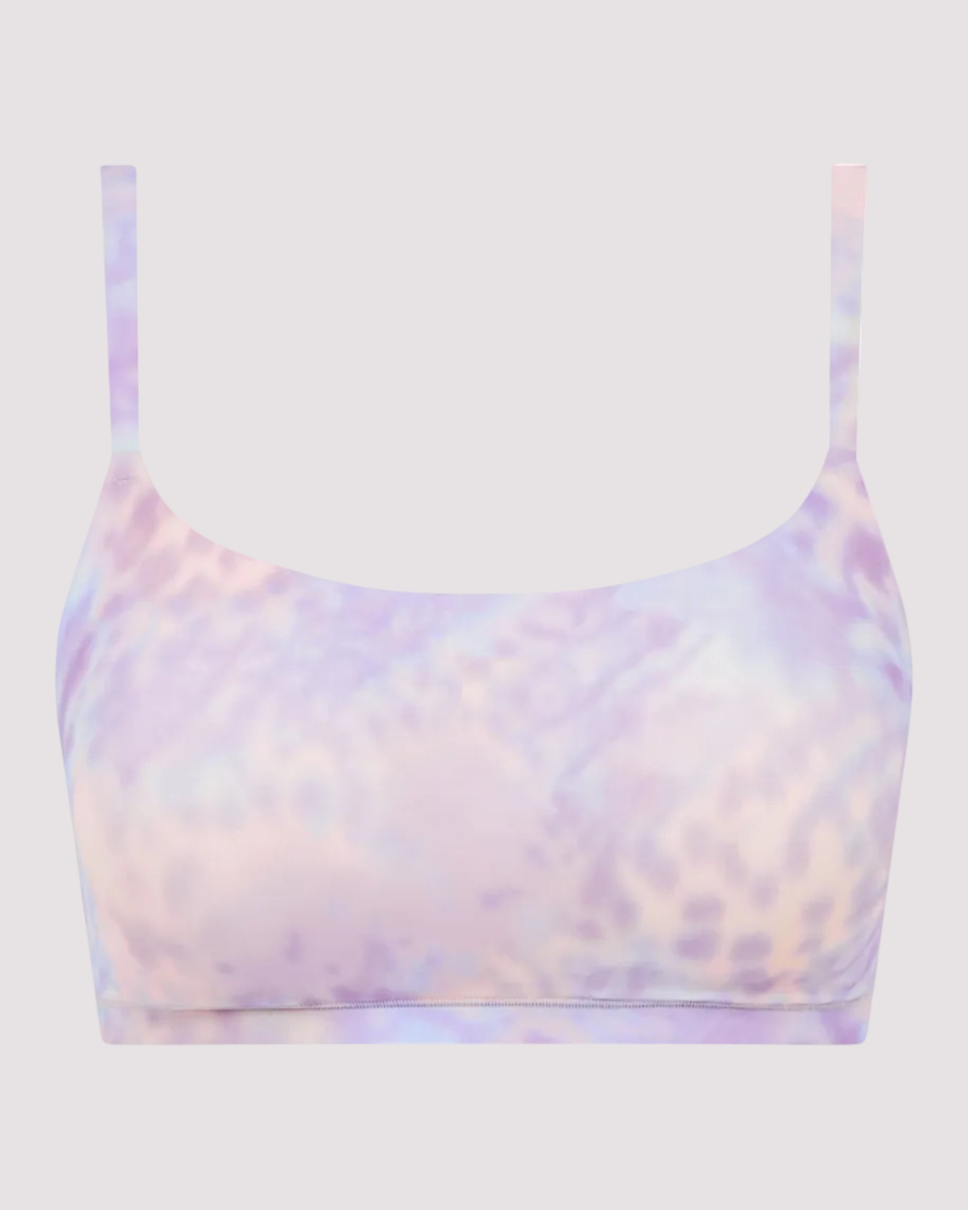 Bralette softstretch topp spilefri chantelle, mønster lilac orchids lilla, undertøy sømløs dame norge Frilin