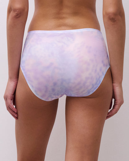 Sømløs truse høyt liv high waist softstretch chantelle lilac orchids lilla, undertøy truse dame Frilin