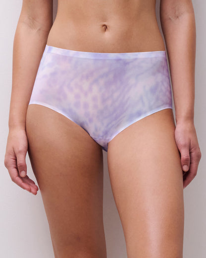 Sømløs truse høyt liv high waist softstretch chantelle lilac orchids lilla, undertøy truse dame Frilin
