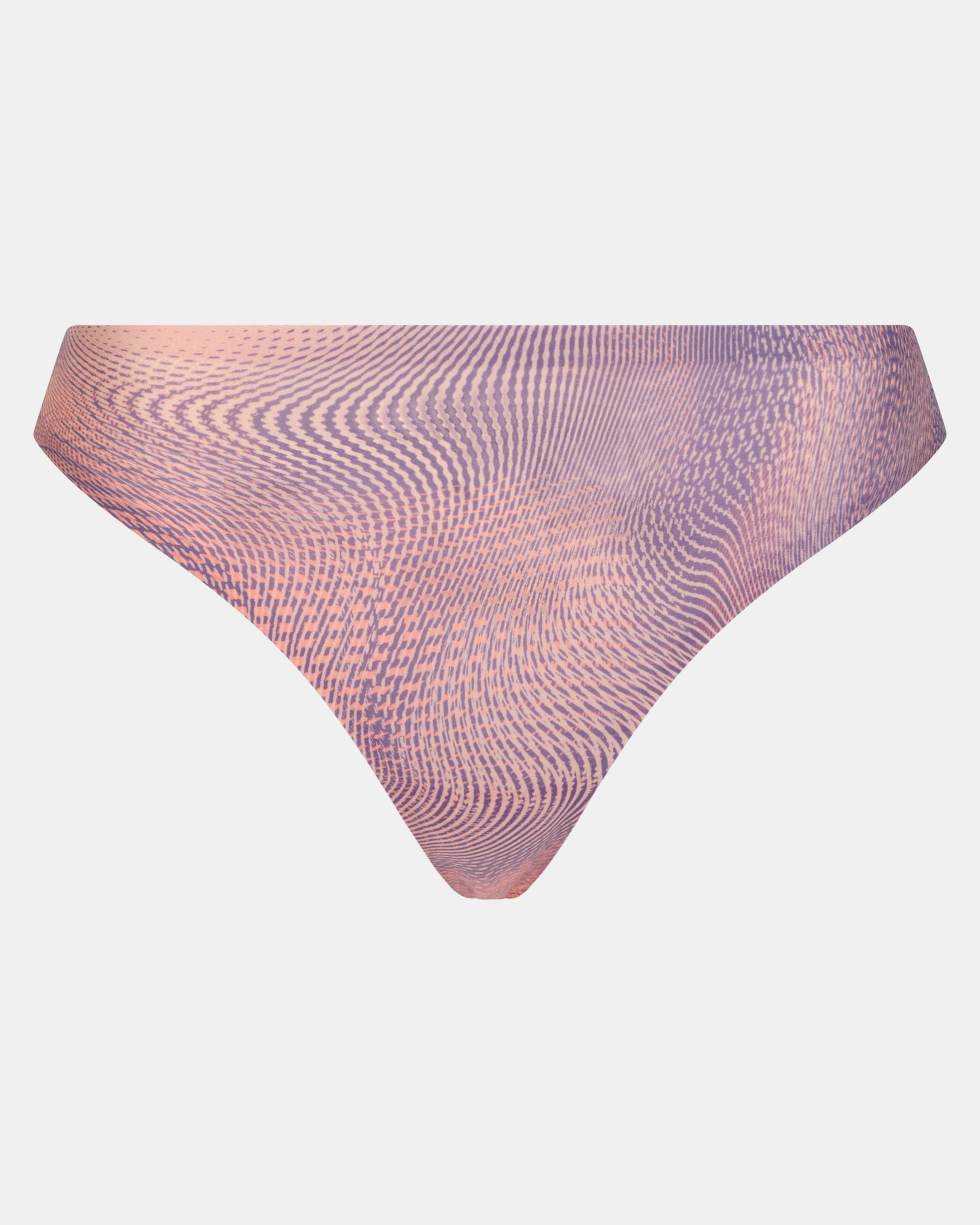 Thong string sømløs, mønster Iris print, softstretch chantelle, undertøy Frilin norge dame