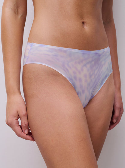 Thong string sømløs, softstretch chantelle lilac orchids lilla, undertøy Frilin norge dame