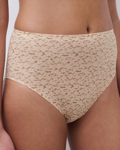 Truse sømløs Softstretch Chantelle high cut nude beige undertøy frilin norge