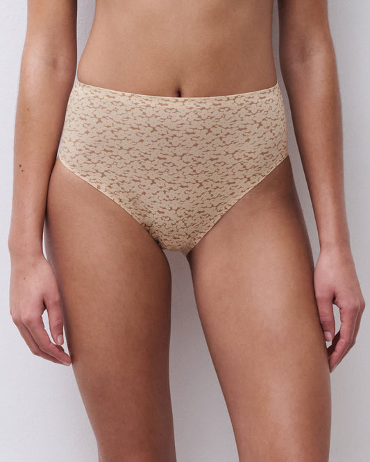 Truse sømløs Softstretch Chantelle high cut nude beige undertøy frilin norge