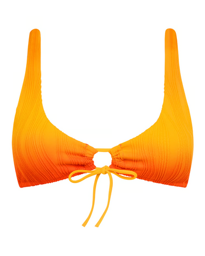 Bikinitruse bikini tanga oransje tie dye, chantelle pulp one size swimwear