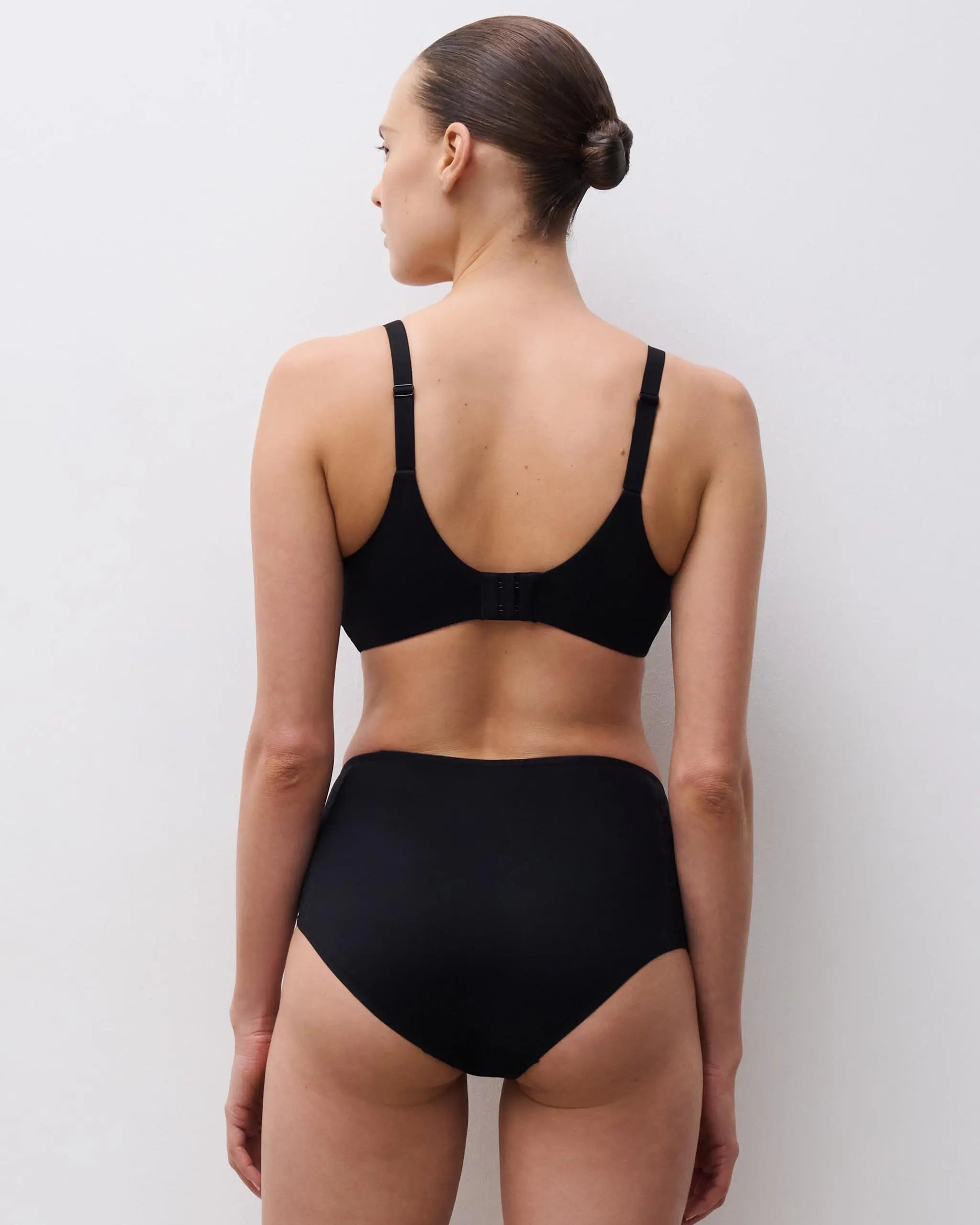 Truse med høyt liv høytlivstruse svart chantelle norah blonde, undertøy frilin norge