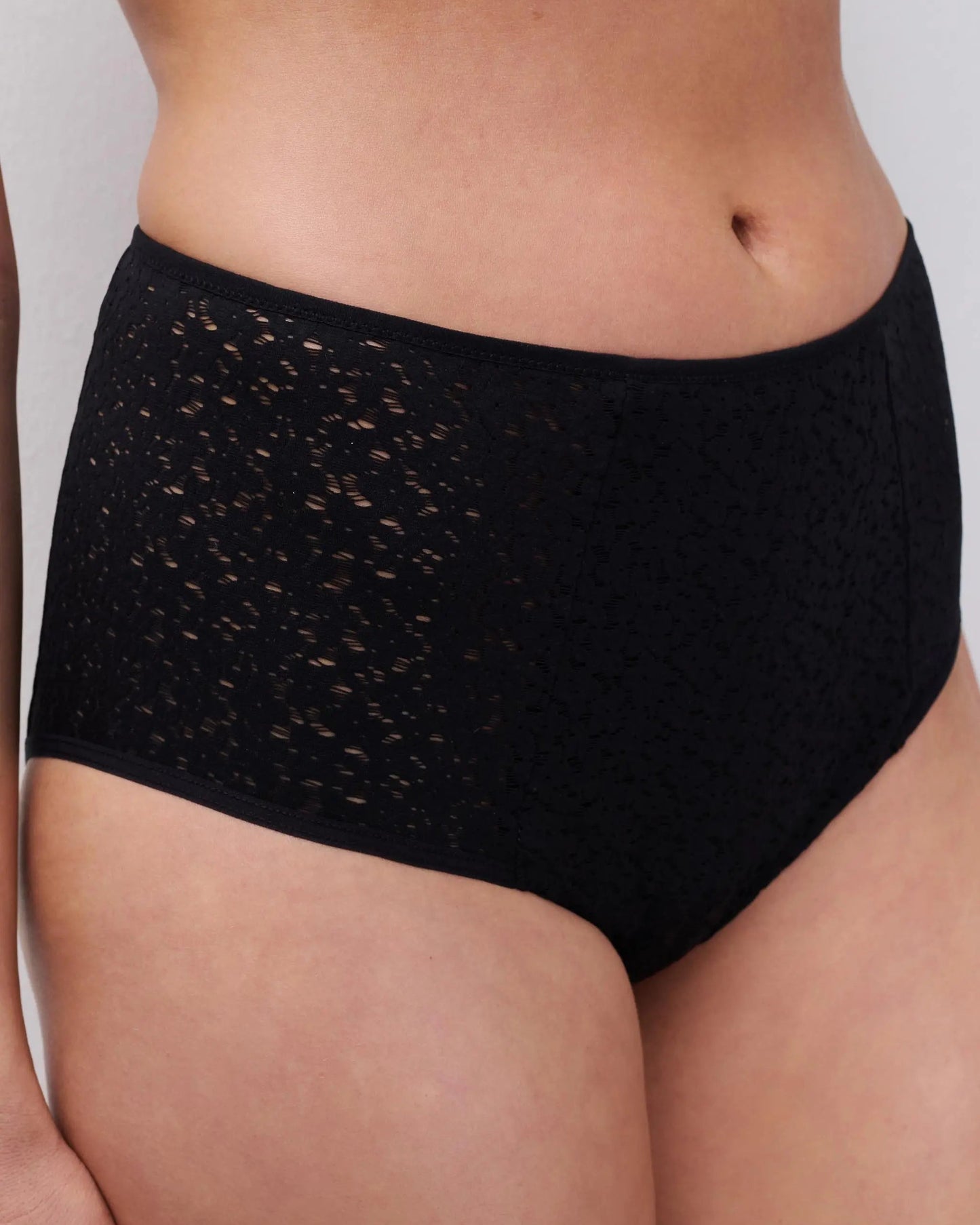 Truse med høyt liv høytlivstruse svart chantelle norah blonde, undertøy frilin norge