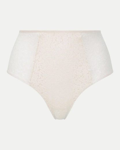 Truse med høyt liv høytlivstruse pearl ivory hvit chantelle norah blonde, undertøy frilin norge