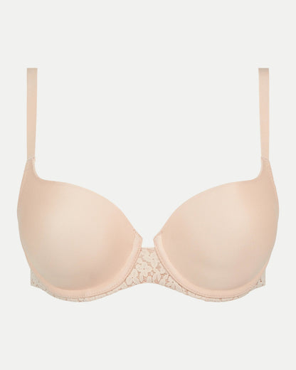 BH T-skjorte-bh nude beige Chantelle Norah, undertøy frilin norge
