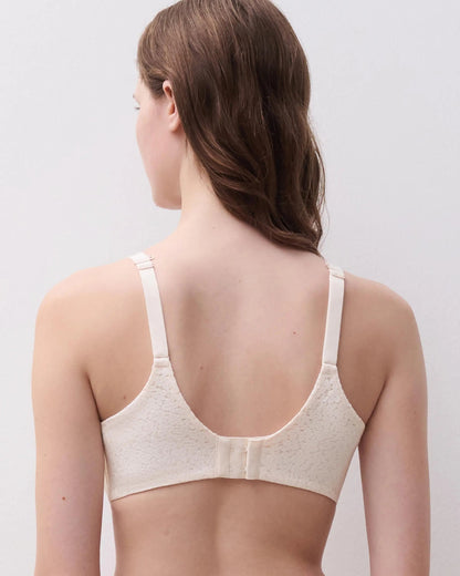 BH T-skjorte-bh pearl off withe Chantelle Norah, undertøy frilin norge