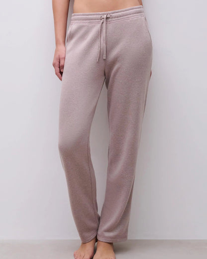 Loungewear joggebukse Chantelle Jerry beige rosa cashmere brown, dame norge frilin