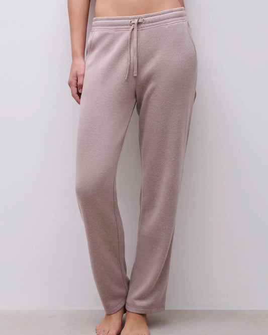 Loungewear joggebukse Chantelle Jerry beige rosa cashmere brown, dame norge frilin