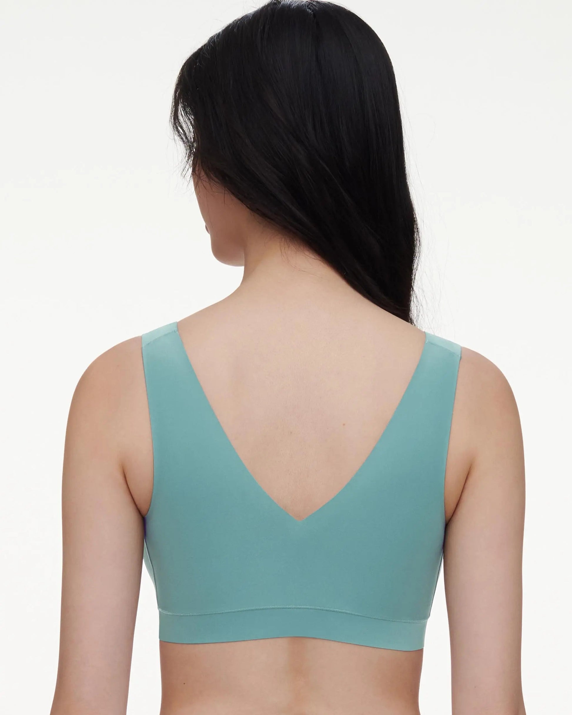 Softstretch bralette topp sømløs padded, chantelle grønn peacock green, undertøy dame norge frilin