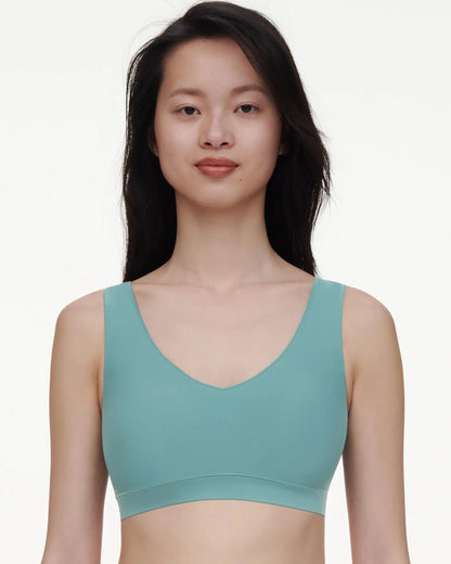 Softstretch bralette topp sømløs padded, chantelle grønn peacock green, undertøy dame norge frilin