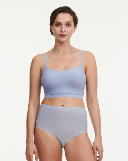 Bralette sømløst undertøy, Softstretch Chantelle, blå lyseblå