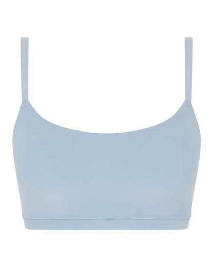 Bralette sømløst undertøy, Softstretch Chantelle, blå lyseblå