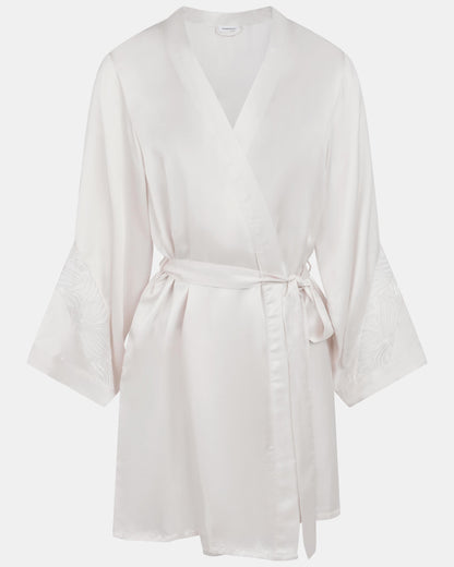 Nattkjole chemise modal viskose, chantelle Legend, milk hvit, frilin undertøy norge