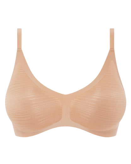 Stripes padded bralette, SoftStretch