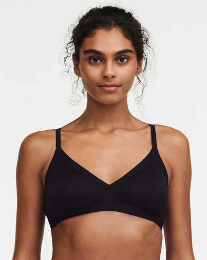 Stripes padded bralette, SoftStretch