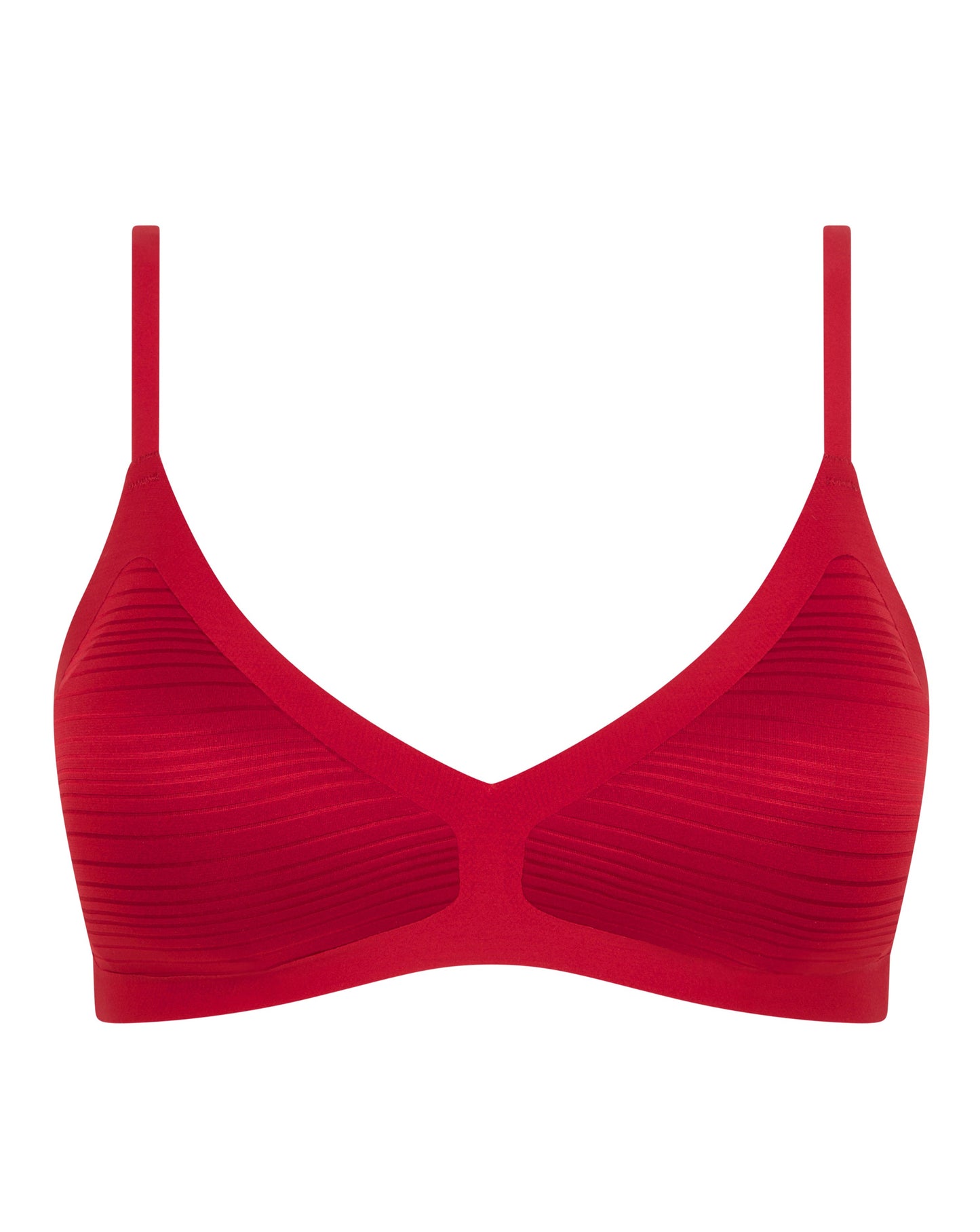 Stripes padded bralette, SoftStretch