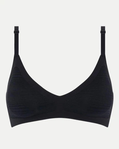 Stripes padded bralette, SoftStretch