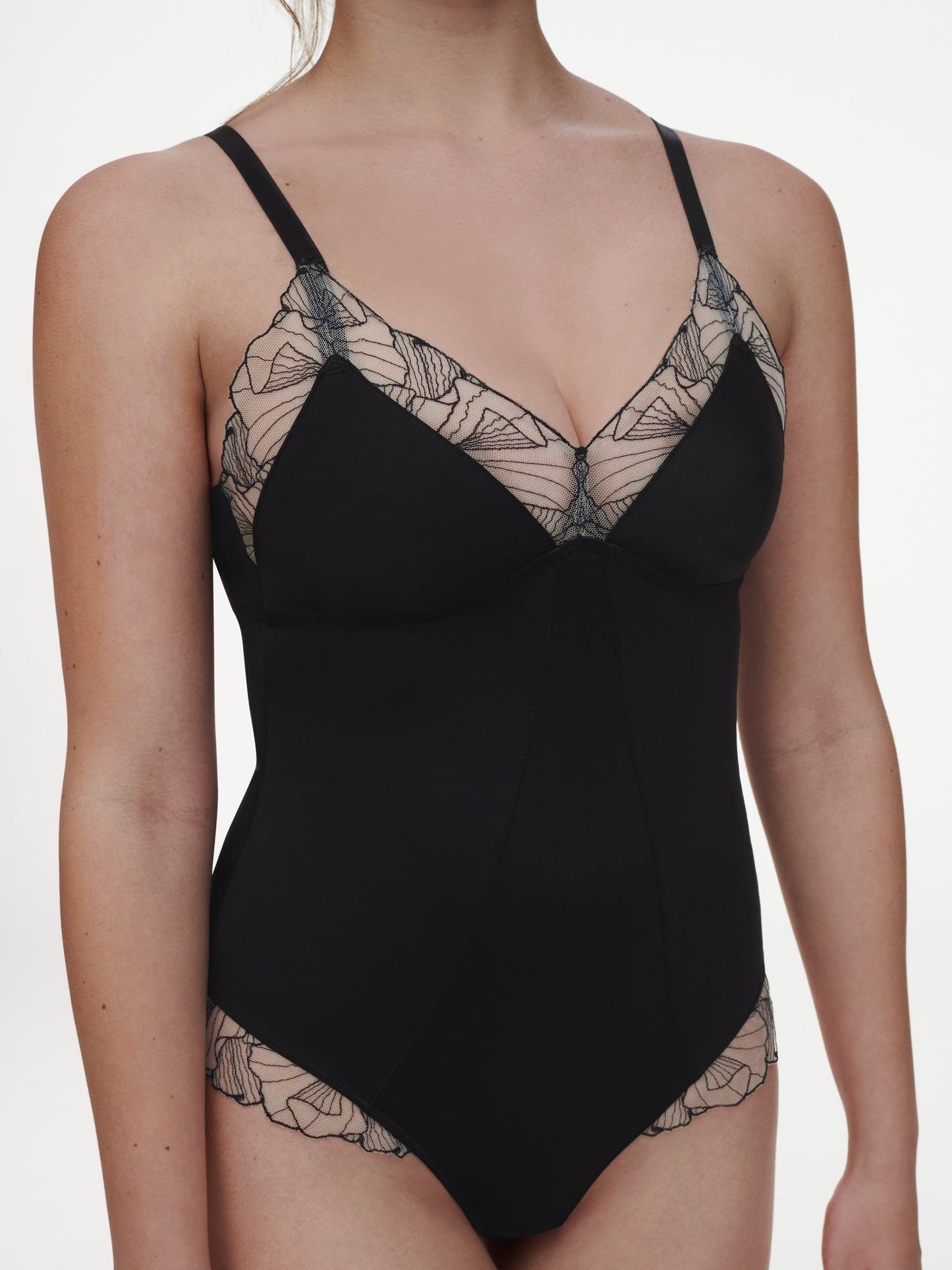 Undertøy dame body, norge chantelle pulp, svart 
