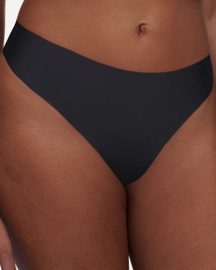 Undertøy thong string, sømløs seamless, dame norge, Chantelle pulp, svart black