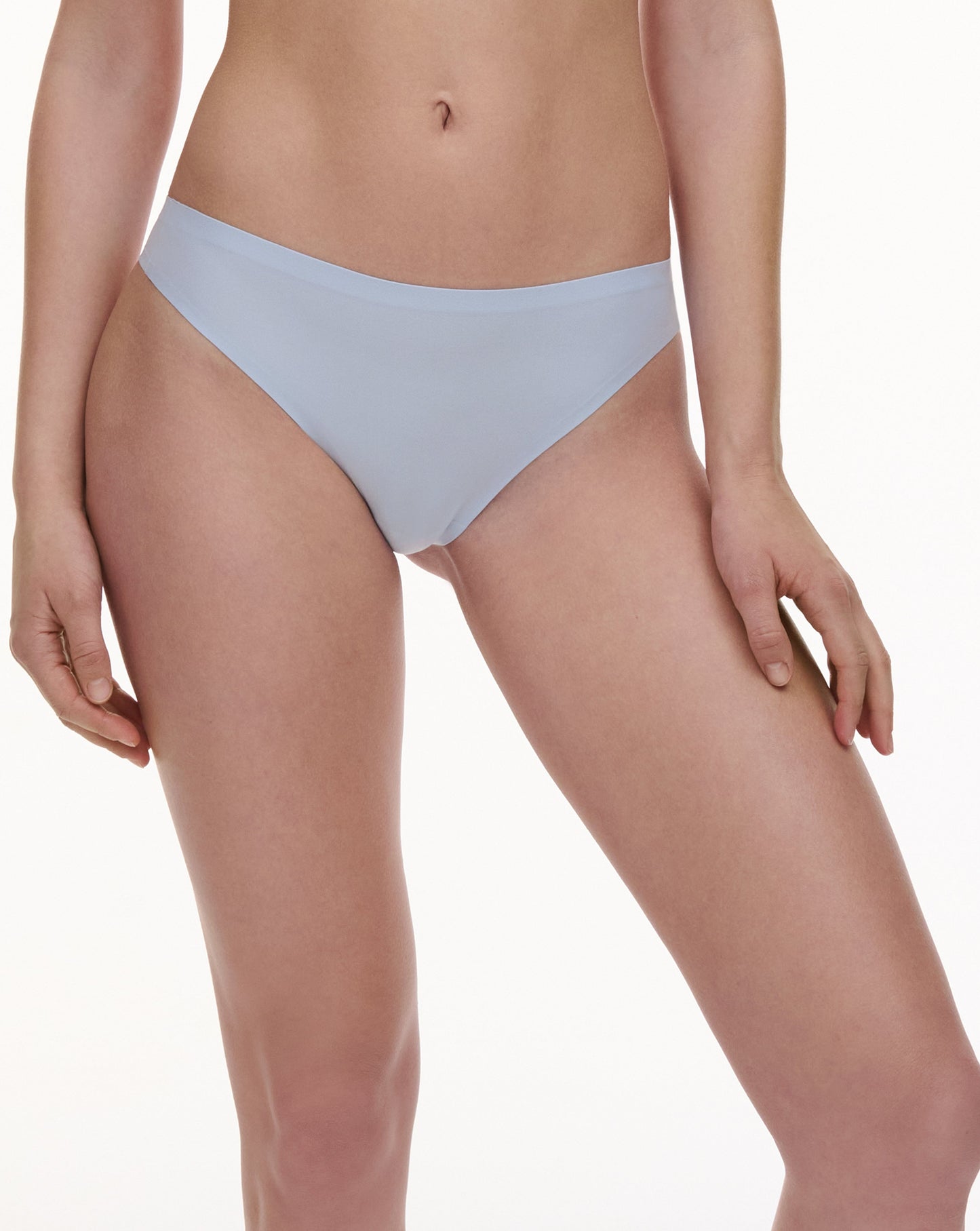 Thong String tanga truse sømløs, softstretch chantelle, blå lyseblå