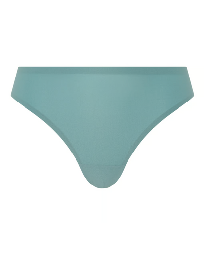 Softstretch thong string sømløs, chantelle grønn peacock green, undertøy dame norge frilin