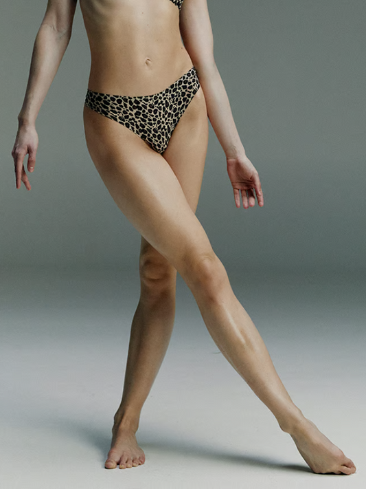 thong softstretch string sømløs, leopard,  chantelle, undertøy dame norge